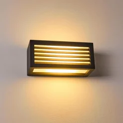 Applique murale d'extérieur Naldmadebro Anthracite, 1 lumière