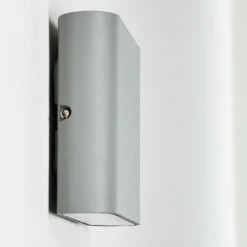Applique murale d'extérieur Tinglev LED Gris, 2 lumières