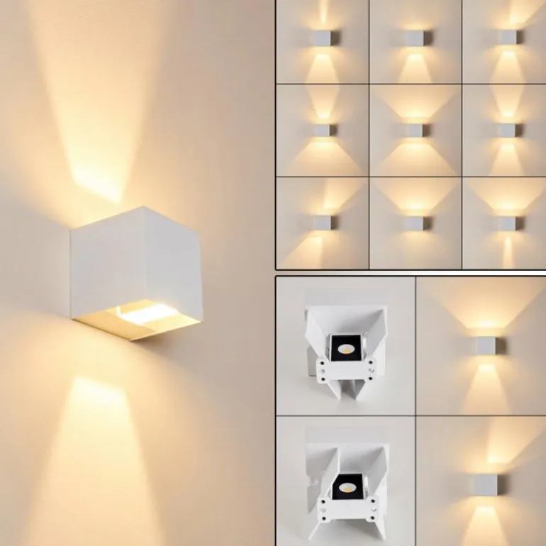Applique murale d'extérieur Fauderup LED Blanc, 2 lumières