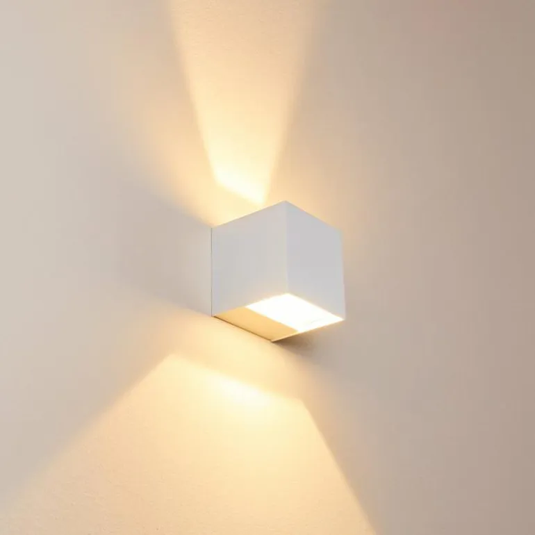 Applique murale d'extérieur Fauderup LED Blanc, 2 lumières