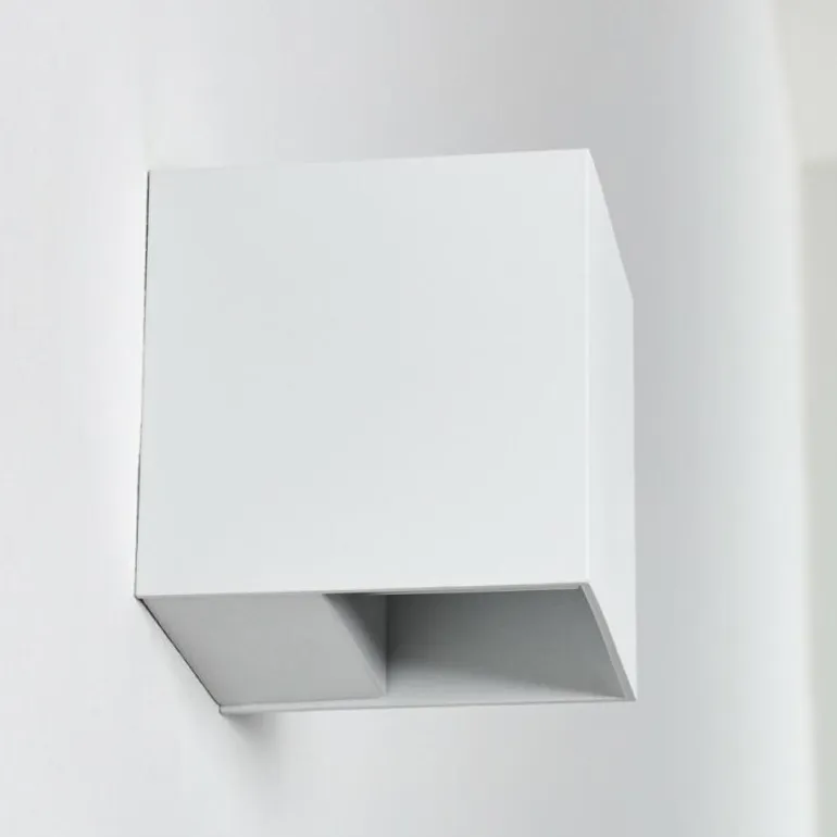 Applique murale d'extérieur Fauderup LED Blanc, 2 lumières