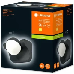 Applique murale d'extérieur LEDVANCE ENDURA Noir, 1 lumière