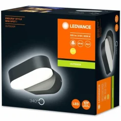 Applique murale d'extérieur LEDVANCE ENDURA Noir, 1 lumière