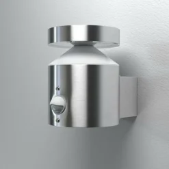 Applique murale d'extérieur LEDVANCE ENDURA Acier inoxydable, 1 lumière, Détecteur de mouvement