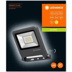 Applique murale d'extérieur LEDVANCE POLYBAR Noir, 1 lumière