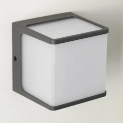 Applique murale d'extérieur Buckau LED Anthracite, Blanc, 1 lumière