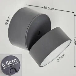 Applique murale d'extérieur Schelde LED Anthracite, 1 lumière