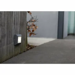 Applique murale d'extérieur LUTEC HELENA LED Anthracite, 1 lumière