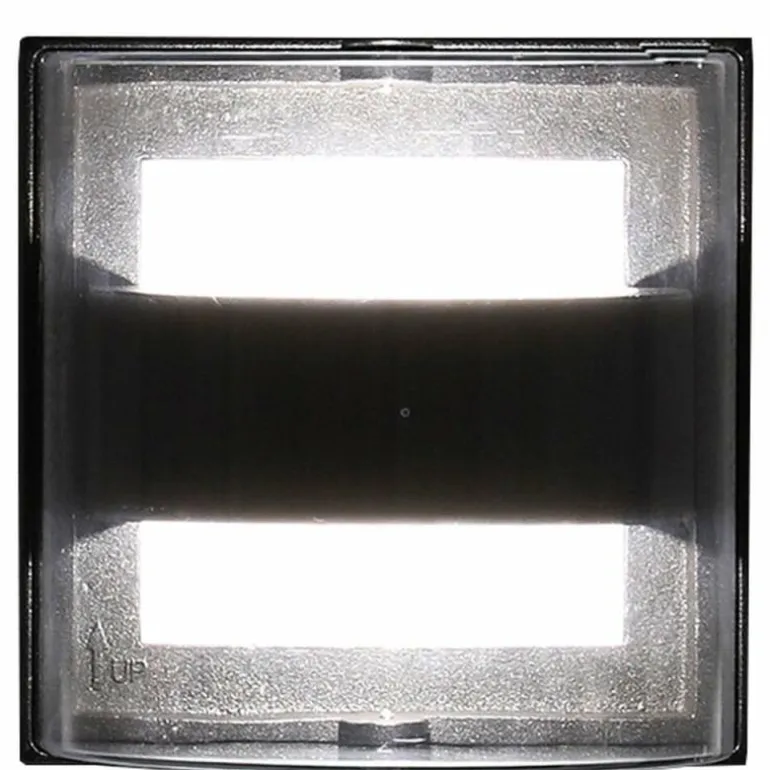 Applique murale d'extérieur Lutec DELTA Anthracite, 1 lumière