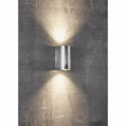 Applique murale d'extérieur Nordlux CANTO Argenté, 2 lumières