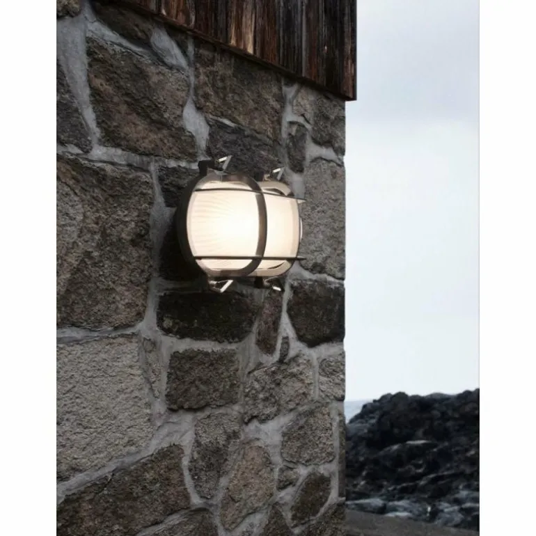 Applique murale d'extérieur Nordlux HELFORD Nickel mat, 1 lumière