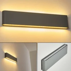 Applique murale d'extérieur Tinglev LED Gris, 2 lumières