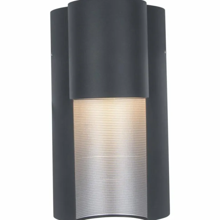 Applique murale d'extérieur Lutec Urban Anthracite, 1 lumière