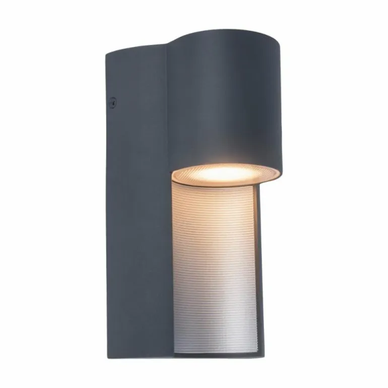 Applique murale d'extérieur Lutec Urban Anthracite, 1 lumière