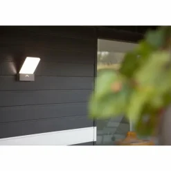 Applique murale d'extérieur Lutec Pano LED Anthracite, 1 lumière