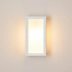 Applique murale d'extérieur Montreux LED Aluminium, Blanc, 1 lumière