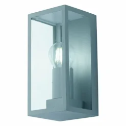 Applique murale d'extérieur Lutec Mondrian Argenté, 1 lumière
