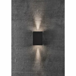 Applique murale d'extérieur Nordlux FOLD LED Noir, 2 lumières