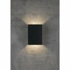 Applique murale d'extérieur Nordlux FOLD LED Noir, 2 lumières