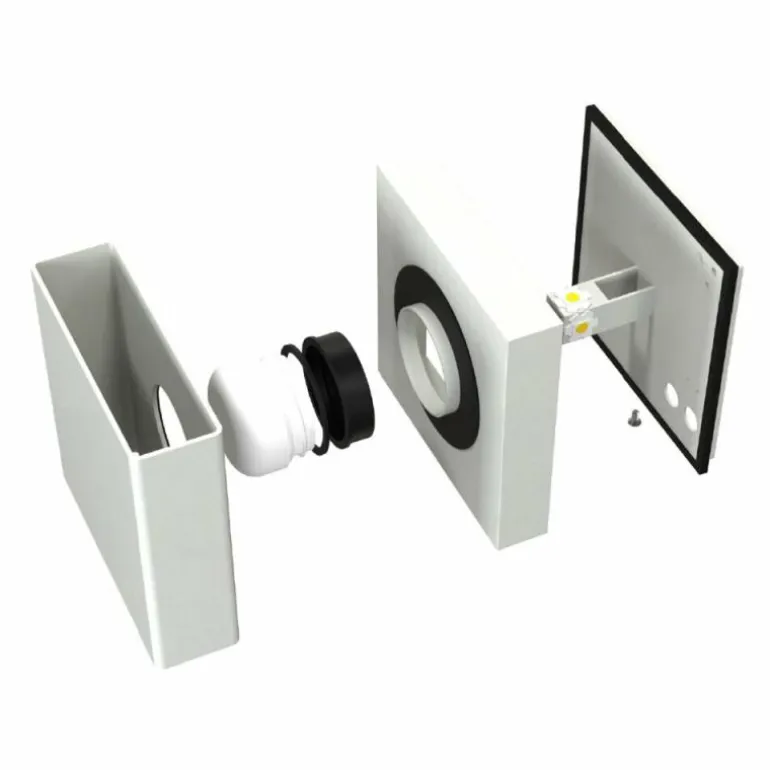 Applique murale d'extérieur Nordlux TURN LED Blanc, 1 lumière