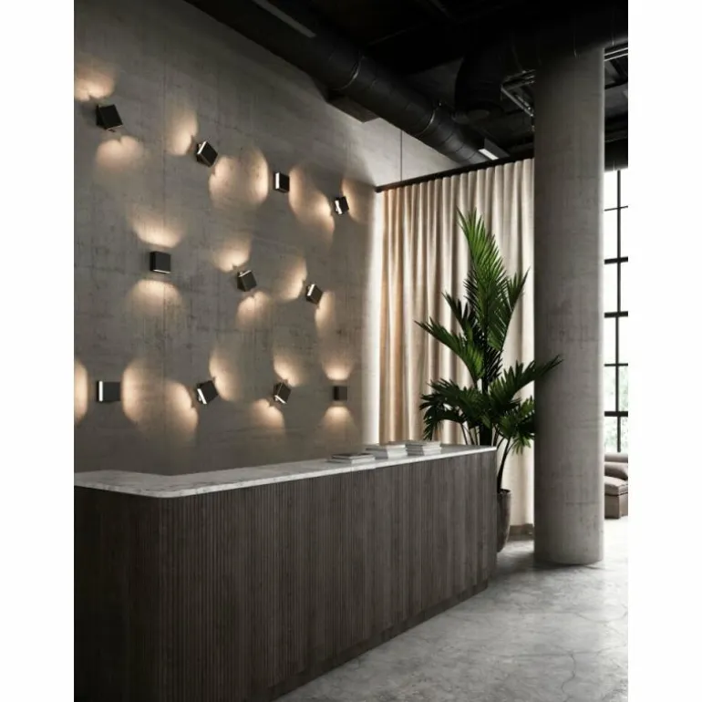 Applique murale d'extérieur Nordlux TURN LED Noir, 1 lumière