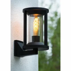Applique murale d'extérieur Lucide CADIX Noir, 1 lumière