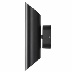Applique murale d'extérieur KS Verlichting Edge Noir, 2 lumières