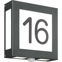 Applique murale d'extérieur CMD AQUA LEGENDO Anthracite, 2 lumières, Détecteur de mouvement