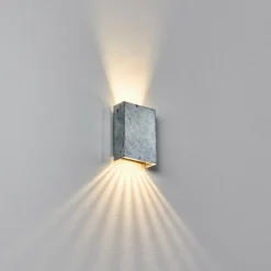 Applique murale d'extérieur Benin LED Gris, 1 lumière
