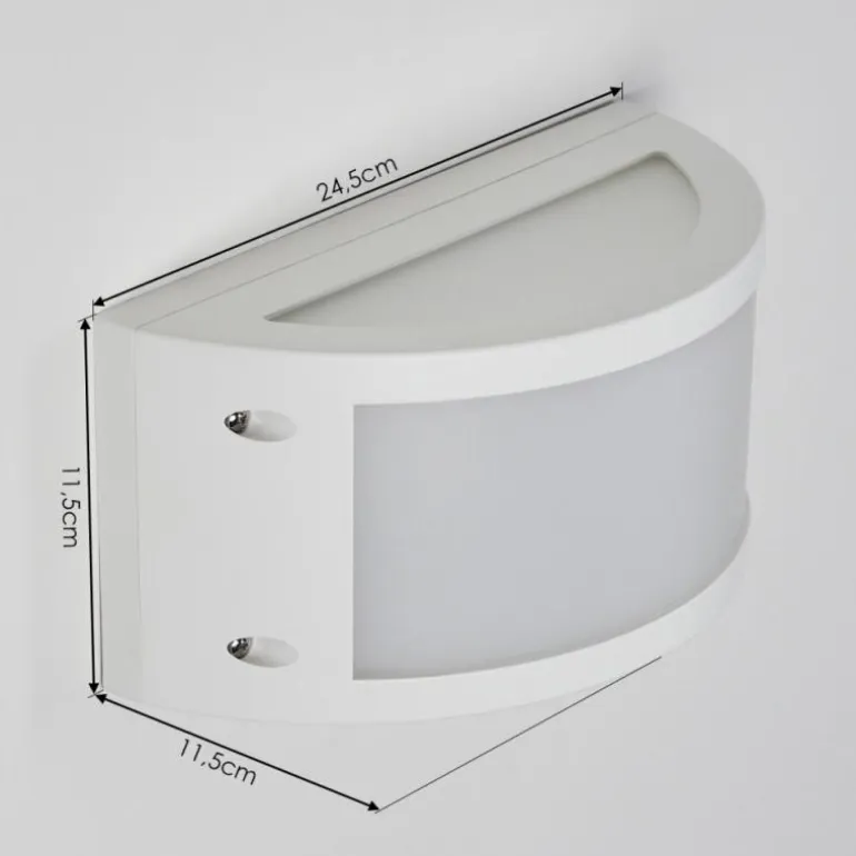 Applique murale d'extérieur Pompeano LED Blanc, 1 lumière