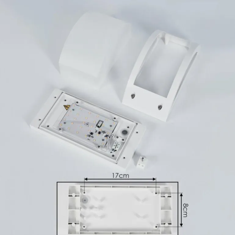 Applique murale d'extérieur Pompeano LED Blanc, 1 lumière