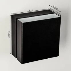 Applique murale d'extérieur Fontanile LED Noir, Blanc, 1 lumière