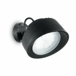 Applique murale d'extérieur Ideallux TOMMY Noir, 1 lumière