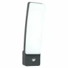 Applique murale d'extérieur Lutec KIRA LED Anthracite, 1 lumière, Détecteur de mouvement