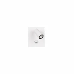 Applique murale d'extérieur Trio Tunga LED Blanc, 1 lumière, Détecteur de mouvement