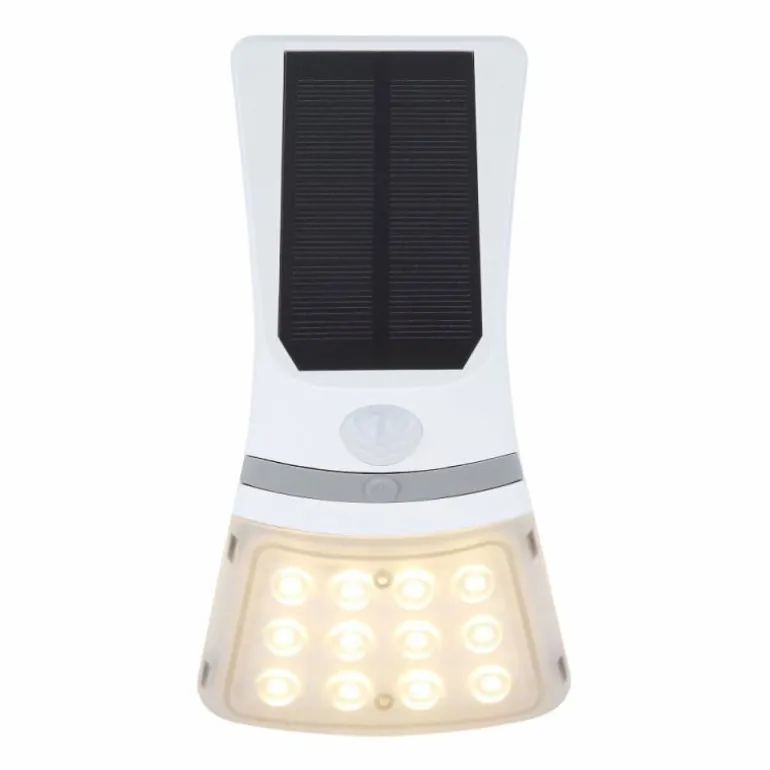 Applique murale d'extérieur Globo Solar LED Noir, 1 lumière, Détecteur de mouvement