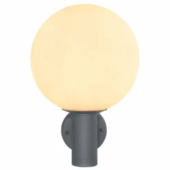 Applique murale d'extérieur Globo OSSY Anthracite, 1 lumière
