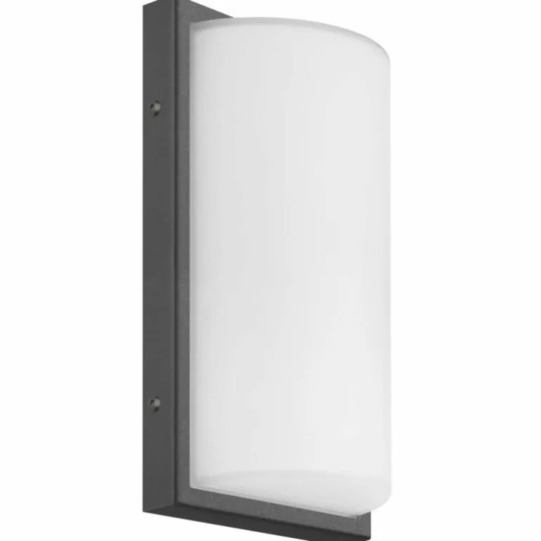 Applique murale d'extérieur LCD 039LEDSEN Noir, 1 lumière, Détecteur de mouvement