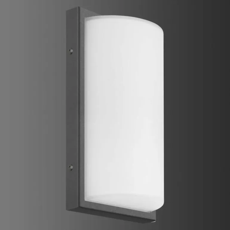 Applique murale d'extérieur LCD 039LEDSEN Noir, 1 lumière, Détecteur de mouvement
