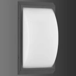 Applique murale d'extérieur LCD 053LEDSEN Noir, 1 lumière, Détecteur de mouvement