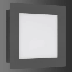 Applique murale d'extérieur LCD 3007LEDSEN Noir, 1 lumière, Détecteur de mouvement