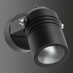 Applique murale d'extérieur LCD 5019 LED Noir, 1 lumière