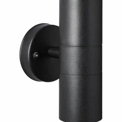 Applique murale d'extérieur Brillliant Traver Noir, 2 lumières