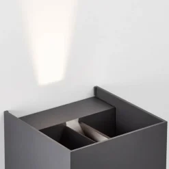 Applique murale d'extérieur Brillliant Haliz LED Gris, 1 lumière