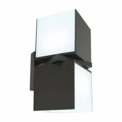 Applique murale d'extérieur Lutec CUBA LED Anthracite, 2 lumières