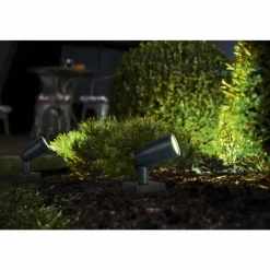 Applique murale d'extérieur LEDVANCE GARDEN SPOT Gris, 1 lumière, Changeur de couleurs