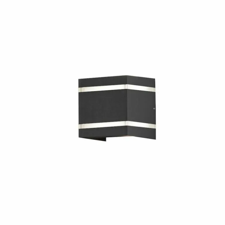 Applique murale d'extérieur Konstsmide Cremona LED Anthracite, 2 lumières