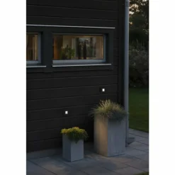 Applique murale d'extérieur Konstsmide Chieri LED Noir, 8 lumières