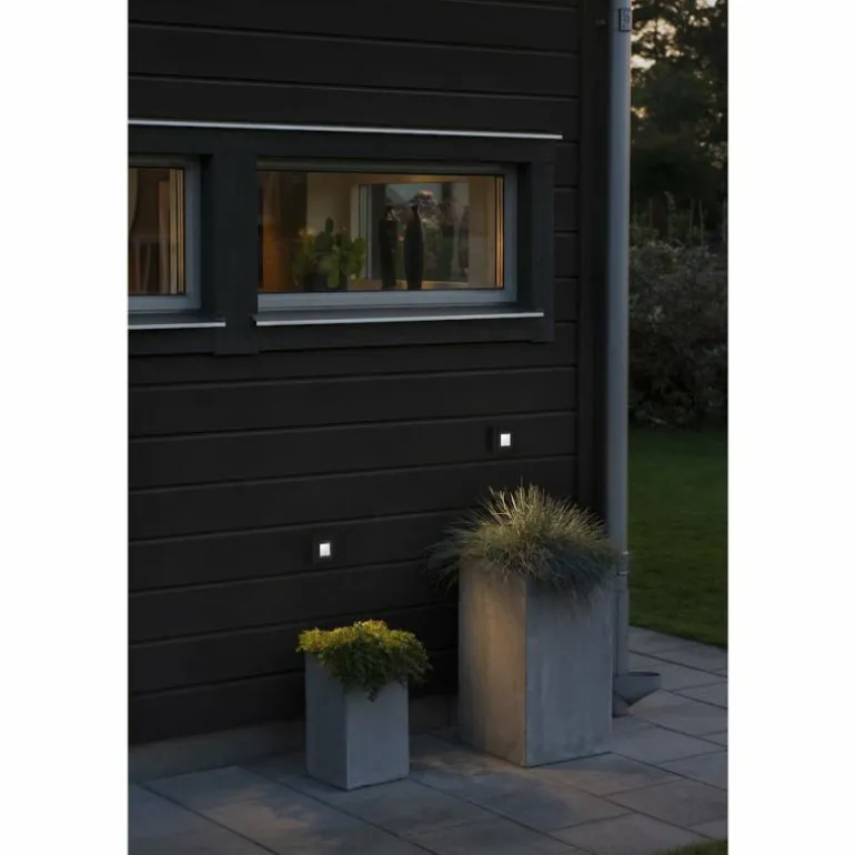 Applique murale d'extérieur Konstsmide Chieri LED Noir, 8 lumières