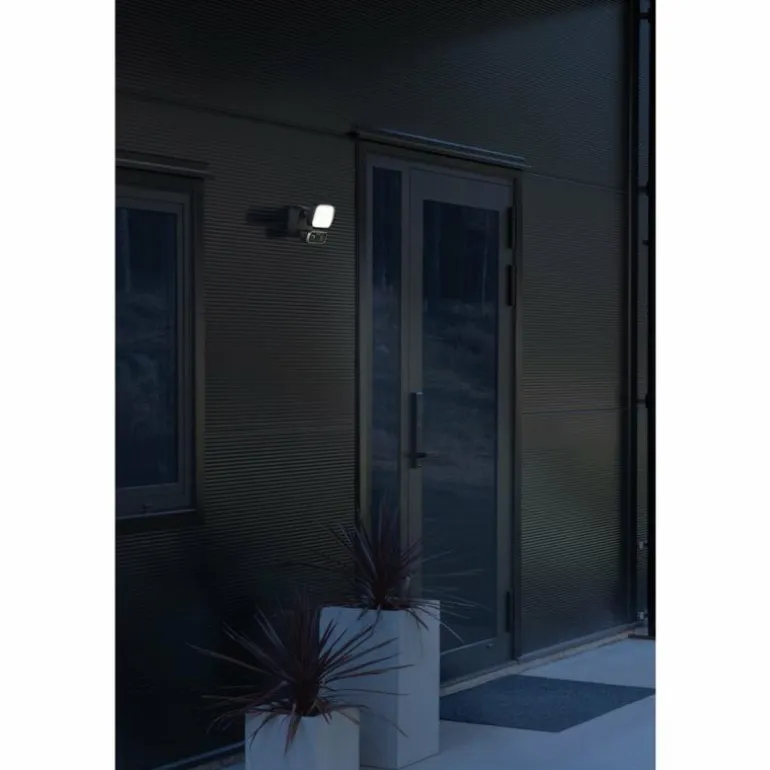 Applique murale d'extérieur Konstsmide Camera-Smart-Light LED Noir, 1 lumière, Détecteur de mouvement